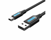 USB 2.0 A to Mini-B cable Vention COMBD 0.5m Black PVC