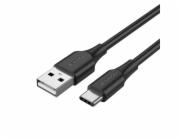 USB 2.0 to USB-C cable Vention CTHBC 3A, 0,25m black