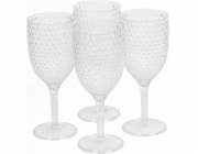 Cambridge CM07655EU7 Fete Diamond 4pcs wine glass set clear