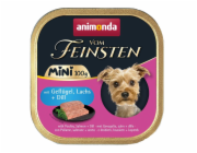 ANIMONDA Vom Feinsten Adult Mini Poultry, salmon and dill - mokré krmivo pro psy - 100g