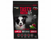 BIOFEED Tasty Life Junior střední a velké hovězí - suché krmivo pro psy - 3kg