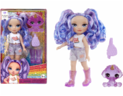 MGA Entertainment Rainbow High Littles - Ametyst (Purple), panenka