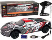 Sportovní auto LeanToys R/C 1:8 šedobílé