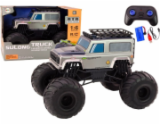 Velké terénní dálkově ovládané SUV LeanToys 2.4G RC 1:6 šedá