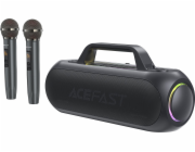 Acefast reproduktor 200W bezdrátový karaoke reproduktor se 2 USB-C mikrofony černý 200W bezdrátový karaoke reproduktor se 2 USB-C mikrofony černý