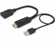 AV adaptér  HDMI adaptér Displayport St/Bu 0,15m 4K/60Hz sw