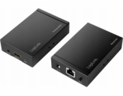 LogiLink HDMI-Extender-Set přes LAN, 50m, 4K/30Hz, HDCP, IR