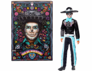 Mattel Barbie Signature Día de Muertos 2024 - panenka Ken v černém obleku s kloboukem