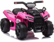 Lean Cars Quad s baterií JS320, růžová