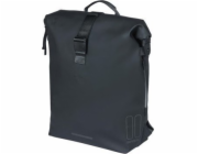 Batoh Basil BASIL SOHO BACKPACK NORDLICHT17L batoh/taška na kolo, úchyt na háček Hook-On System, voděodolný polyester, osvětlení, noční černá