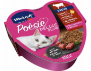 VITAKRAFT POESIE DELICE PLUS Hovězí - mokré krmivo pro kočky - 85g