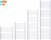 Edan Budnik W16/50 koupelnový radiátor 55 cmx94 cmcm bílý (Š 16/50)