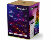 Nanoleaf  Holiday String Light - vnitřní/venkovní osvětlení vánočního stromku 20m (250 LED včetně ovladače) (technologie Matter) (černá)