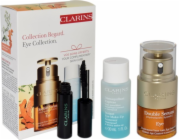 Clarins  SET (DVOJITÉ OČNÍ SÉRUM 20ML + RYCHLÝ ODSTRAŇOVAČ OČÍ 50ML + MASCARA SUPRA LIFT & CURL 3ML)