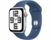 Chytré hodinky Apple Watch SE Gen.2 GPS 44mm Silver Alu Sport M/L Navy Blue (MXER3)