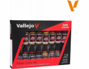 Vallejo : 72 189 – barva hry – kůže a kov (8x18 ml)