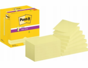 Post-It 3M POST-IT Super Sticky Z-Notes pro zásobník, 76x127mm, 12x90 karet, žlutá