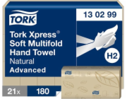 Tork  Xpress - Měkký třípanelový ručník, přírodní - Advanced