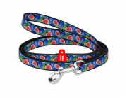 WAUDOG nylon dog leash 20 mm wide, 122 cm long "fig"