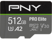 Paměťová karta MicroSDXC Elite 512GB P-SDUX512U3100PRO-GE