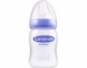 Lansinoh Lansinoh Lahvička na krmení přírodní vlnou s bradavkou 160 ml