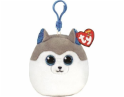 Keychain TY Mascot Keychain TY Squish-a-Boos SLUSH - husky 8,5cm 36562