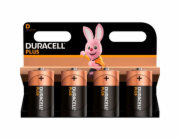 Duracell Plus D, 4 kusy baterie