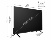 Telefunken QU43TO750S, QLED TV