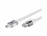 goobay Ethernetový kabel USB-C 3.2 Gen2 samec > RJ-45 samec, LAN adaptér