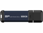 Pendrive Silicon Power Silicon Power MS60 USB flash disk 500 GB USB Type-A 3.2 Gen 2 (3.1 Gen 2) modrý