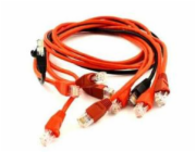 Patch kabel SFTP 5m, cat 5e, 26AWG,světle šedý