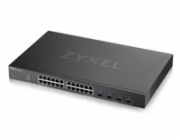 Zyxel XGS1935-28, 28 Port Lite-L3 Smart Managed Switch, 24x Gigabit Copper and 4x 10G SFP+, hybrid mode,