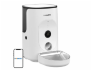 Dogness F15 WiFi 4L smart food dispenser with camera with stainless steel bowl (white)