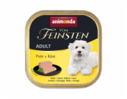 ANIMONDA Vom Feinsten Turkey with cheese - vlhké krmivo pro psy - 150g