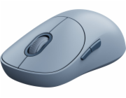 Xiaomi Wireless Mouse 3/Kancelářská/Optická/1 200 DPI/USB+BT/Modrá