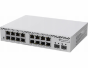 MikroTik CSS318-16G-2S+IN 18-portový switch (16x GB Eth, 2x SFP+)