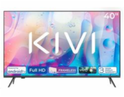 KIVI - 40 , FHD, Android TV 11, Černá,, 1920x1080, 60 Hz, rep. 2x8W, 37 kWh/1000h , BT5, HDMI 3x, USB 2x