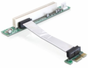 Delock Adaptér PCI-E x1 na PCI 32-bit s flexibilním kabelem 9cm (41856)