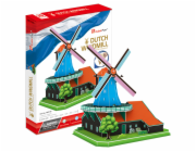 Puzzle 3D Wiatrak Holenderski Zestaw XL