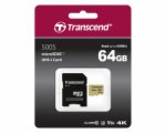 Transcend microSDXC 64 GB UHS-I U3 TS64GUSD500S TRANSCEND 64GB microSDXC I Class 10 U3 V30 MLC with Adapter