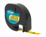 Dymo Letratag Band Plastik yellow 12 mm x 4 m