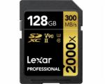 Lexar Pro 2000X SDHC/SDXC UHS-II U3(V90) R300/W260 (w/o cardreader) 128GB