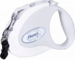 Flexi Automatic Leash Styles S Tape 3 M Col. White